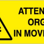 ATTENZIONE ORGANI IN MOVIMENTO RETTANGOLARE (392)