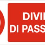 DIVIETO DI PASSAGGIO RETTANGOLARE (704)