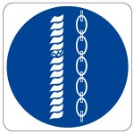 PITTOGRAMMA CONTROLLO FUNI CATENE (913)