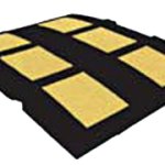 DOSSO ARTIFICIALE IN GOMMA + TASSELLI LIMITE 50KM/H DIM. 485X610X30 MM (DAG3050)