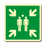 PUNTO DI RITROVO FOTOLUMINESCENTE NORMA UNI EN ISO 7010 (E007L1724)