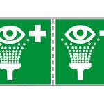 LAVAOCCHI DI EMERGENZA BIFACCIALE NORMA UNI EN ISO 7010 (E011B1717)