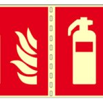 ESTINTORE FOTOLUMINESCENTE BIFACCIALE NORMA UNI EN ISO 7010 (F001LB1600)