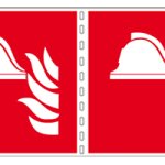 CORREDO IDRANTE SOTTOSUOLO (CON TESTO) BIFACCIALE NORMA UNI EN ISO 7010 (F004B1693)