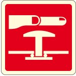 LUM PITTOGRAMMA PULSANTE DI SGANCIO (L1620)