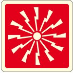 LUM PITTOGRAMMA SIRENA ALLARME ANTINCENDIO (L1621)