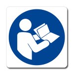 OBBLIGATORIO LEGGERE LE ISTRUZIONI (CON TESTO) NORMA UNI EN ISO 7010 (M0021061)