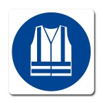 INDOSSARE INDUMENTI AD ALTA VISIBILITA' (CON TESTO) NORMA UNI EN ISO 7010 (M0151065)