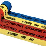 NASTRO DI SEGNALAZIONE BLU "ATTENZIONE TUBAZIONE ACQUA" (NSP106)