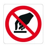 VIETATO EFFETTUARE MANOVRE LAVORI IN CORSO (CON TESTO) NORMA UNI EN ISO 7010  (P010775)