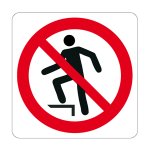 VIETATO SALIRE NORMA UNI EN ISO 7010 (P019547)