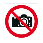 VIETATO FOTOGRAFARE (IT-INGL-FR-TED) NORMA UNI EN ISO 7010 (P029837)