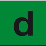 ETICHETTA AUTOADESIVA FORMATO 500X400 MM 'd' DEPERIBILI (PPA6136A)