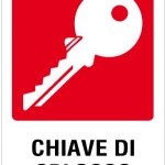 CHIAVE DI SBLOCCO (CON TESTO) PER INTERNI (R1688)