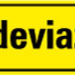 TABELLA LAMIERA SCATOLATO RIFRANG. MM 1300X300-SEGNALE DEVIAZIONE SX (STL1407SP)