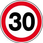 LIMITE DI VELOCITA' 30 Kmh (STL1503)