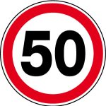 LIMITE DI VELOCITA' 50 Kmh (STL1505)