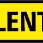 TABELLA LAMIERA SCATOLATO RIFRANG. MM 1000X250-RALLENTARE (STL1510N)