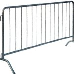 TRANSENNA PEDONALE ACCIAIO ZINC. MM 2500X1100X600 (TSF9250)