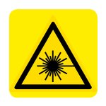 PERICOLO RAGGIO LASER NORMA UNI EN ISO 7010 (W004020)