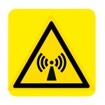 PERICOLO RADIAZIONI NON IONIZZANTI NORMA UNI EN ISO 7010 (W005038)