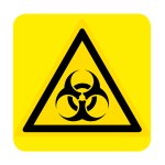 PERICOLO RISCHIO BIOLOGICO NORMA UNI EN ISO 7010 (W009026)