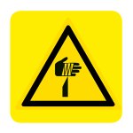 OGGETTO AFFILATO (CON TESTO) NORMA UNI EN ISO 7010 (W022480)