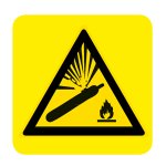 PERICOLO BOMBOLE IN PRESSIONE NORMA UNI EN ISO 7010 (W029050)