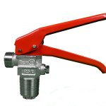 VALVOLA KG. 2/5 PER CO2 CONICA CON LEVA ROSSA