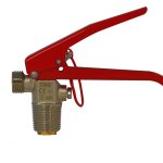 VALVOLA KG. 2/5 PER CO2 CONICA CON LEVA ROSSA