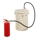 Serbatoio metallico raccogli polvere