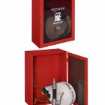 CASSETTA CORREDO IDRANTE ROSSA SINGOLA UNI70 CON LASTRA (0224)