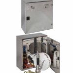 CASSETTA CORREDO IDRANTE INOX SINGOLA CON PORTELLO PIENO UNI70  (0227)