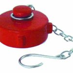 TAPPO FEMMINA PER IDRANTI IN GHISA VERNICIATO ROSSO (0822)