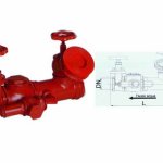 GRUPPO ATTACCO MOTOPOMPA DI MANDATA UNI 10779 FILETTATO CON ATTACCO V.V.F. UNI 70 FEMMINA GIRELLO (0836)