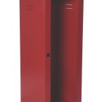 CASSETTA PORTA ESTINTORE KG. 5/9/ 12 ROSSO RAL 3000 CON PORTELLO PER LASTRA SAFE WINDOW (ESCLUSA COD.9461 / 9461SW) (0923A)