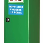 ARMADIO PER FITOSANITARI/PESTICIDI CON 1 ANTA CIECA + 3 RIPIANI + 1 VASCA DI FONDO (14 LT) (10093)