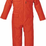 TUTA CE II CATEGORIA UNI EN ISO 11612:2009 COLORE ROSSO 100% FR PROBAN 330 g/mq  (9295)