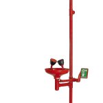 DOCCIA DI EMERGENZA A PAVIMENTO CON LAVAOCCHI (7949)