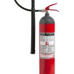 Estintore Kg 5 Co2 - UNI EN 3-7 - Modello 23058-32G con ogiva di colore grigio Ral 7037