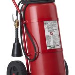 Estintore Carrellato, 50 Kg Biossido di Carbonio temperatura di utilizzo da -30°C a +60°C-Codice- 17504-20