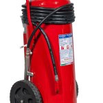 150 Kg  Dry  Powder Wheeled Fire Extinguisher - A IV B C - MED 2014/90/EU - Code 16158-52