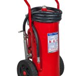 50 Kg Powder Wheeled Fire Extinguisher - A IV B C - UNI EN 1866-1- PED 2014/68/UE- Code 18508-52