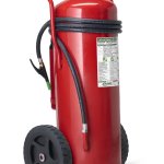 Estintore Carrellato a Schiuma Green Wave idoneo per Batterie al Litio in Acciaio Inox – Pressione ausiliaria - GW100A – Classe A IV B