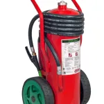 Estintore Carrellato 19258-701 - GW25A a Schiuma Senza Fluoro Green Wave da 25 Litri pressurizzato al momento dell'uso