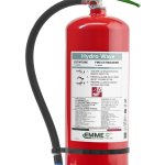 Estintore Litri 6 Acqua - Codice 22061-21 - 13A - UNI EN 3-7 - Involucro in acciaio Inox