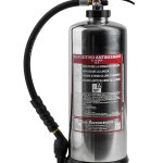  6 L. Water Fire Extinguisher Stainless steel AISI 304 -13 A- UNI EN 3-7- Code 22061-7
