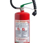 6 L. Water + Additive FIRE EXTINGUISHER - 21A 183B 40F - Model 22062-22 - CYLINDER Stainless steel AISI 304 - VALVE CPF M. 30x1.5, brass body with anti-corrosion treatment. - PED - UNI EN 3-7 2014/68/EU
