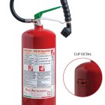6 L. Water + Additive FIRE EXTINGUISHER - 21A 183B 40F - Model 22062-23E - VALVE CPF M. 30x1.5, brass body with anti-corrosion treatment. - PED - UNI EN 3-7 2014/68/EU