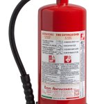 Estintore litri 6 Schiuma - Modello 22066-4 - 27A 233B 40F - UNI EN 3-7 - Involucro in Acciaio Inox